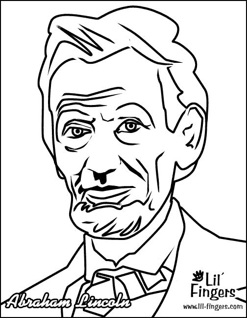 young abraham lincoln coloring pages - photo #33
