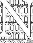 Letter n : click on me to open in a larger window