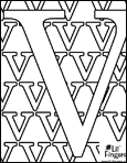 Letter v : click on me to open in a larger window