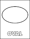 Oval Shape Coloring Pages 5